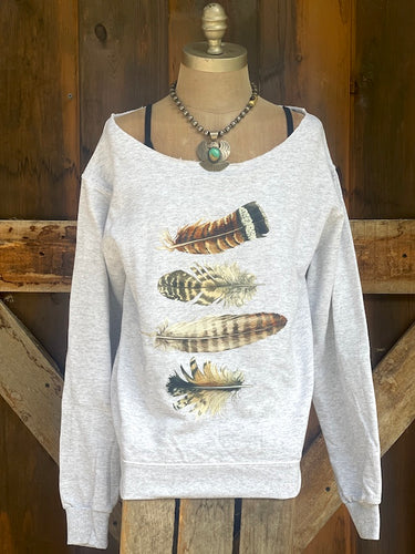 FEATHER Boho Sweatshirt